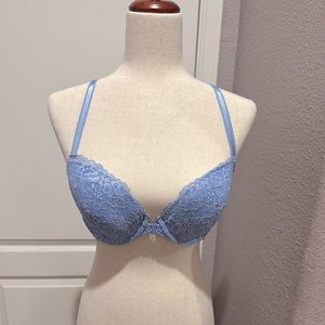 Victoria’s Secret Periwinkle blue lace bra NWOT sz. 36C